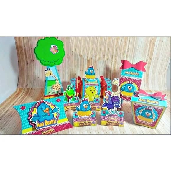 40 Personalizados - Galinha Pintadinha