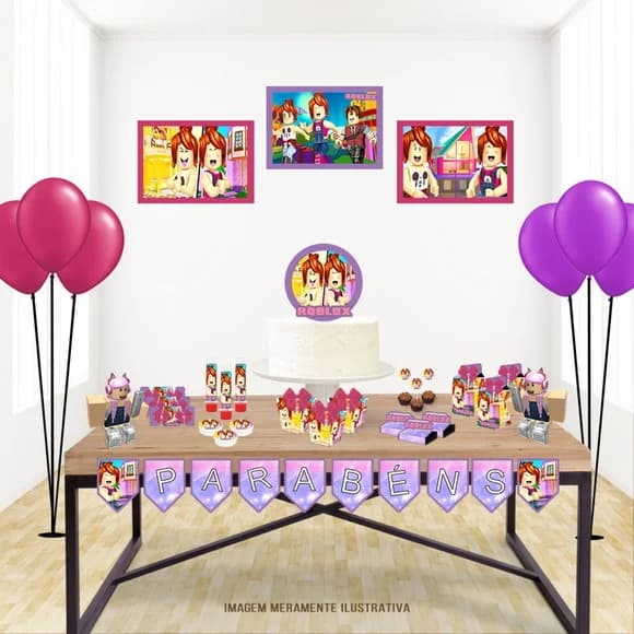 Kit Festa Roblox Menina