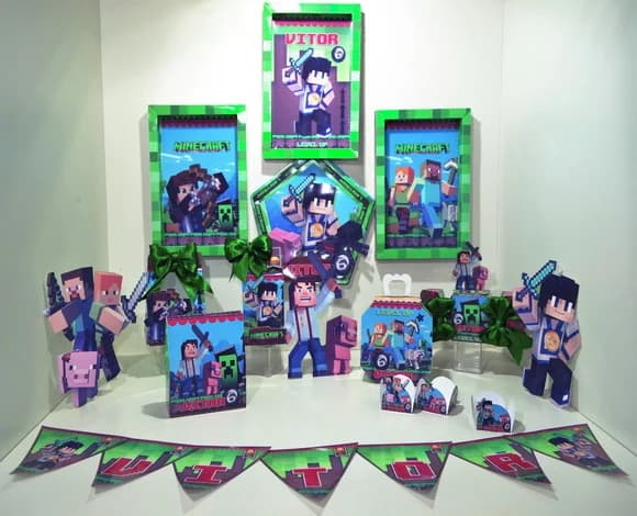 Festa em Casa Minecraft