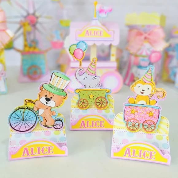 Kit Personalizado Circo Menina