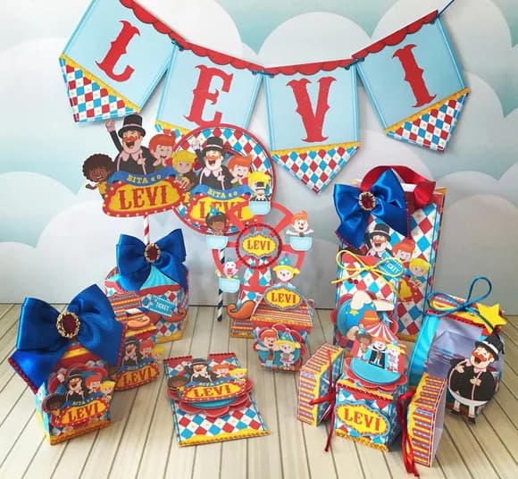 Kit Festa Personalizada Mundo Bita Circo