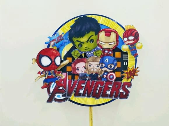 Kit Festa Um Só Bolinho -vingadores Cute