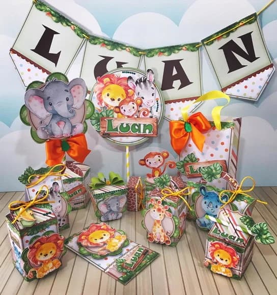 Kit Festa Personalizada Safari