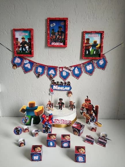Kit Festa Um Só Bolinho - Roblox