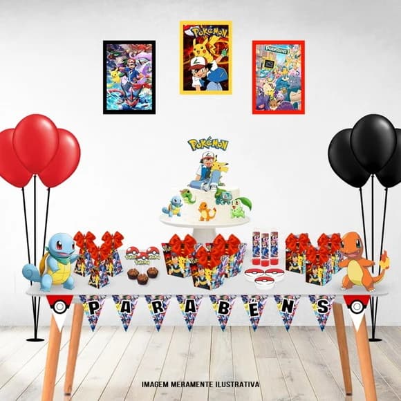 Kit Festa Personalizada Pokemon