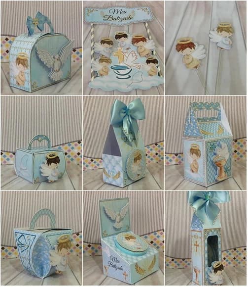Kit Lembrancinhas para Batizado -menino