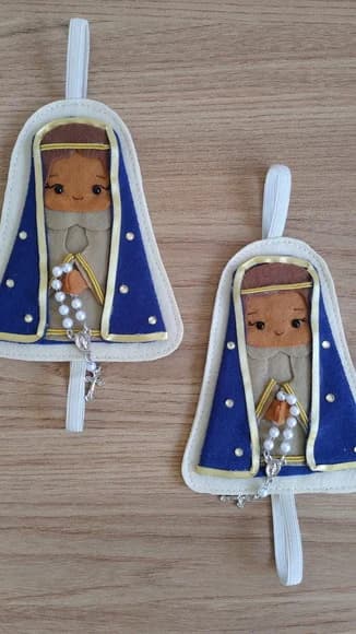 Marcador de Página - Nossa Senhora Aparecida em Feltro