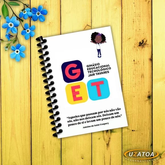 Brinde Caderninho com Capa e Folhas Personalizadas