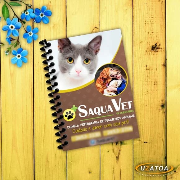 Brinde Caderninho com Capa e Folhas Personalizadas