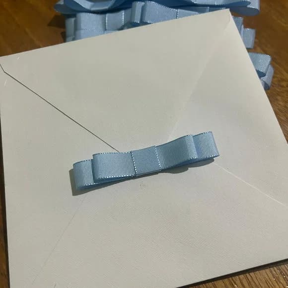 Laço Duplo Azul Bebê - foto 1