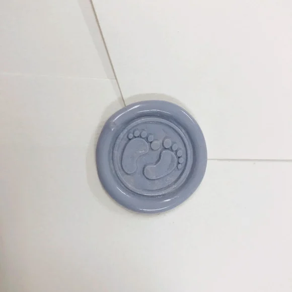 Lacre de Cera - Pegadas bebê