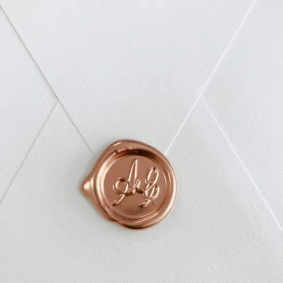 Lacre - Ae (ouro Rose)