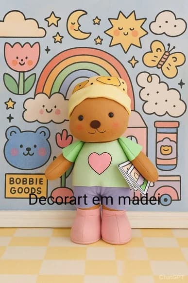 Bobbie Goods Boneco Decorativo em Feltro - foto 1