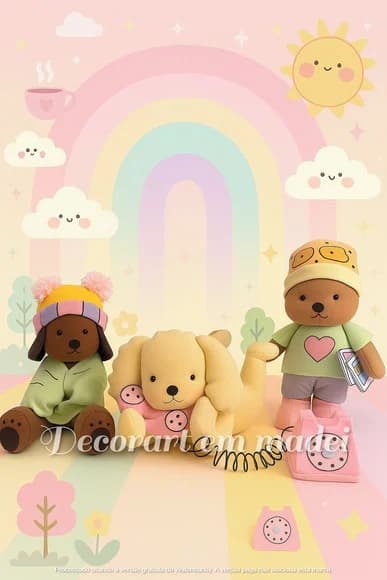 Bobbie Goods Bonecos Decorativos em Feltro