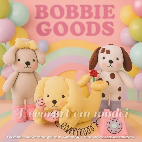 Bobbie Goods Bonecos Decorativos em Feltro