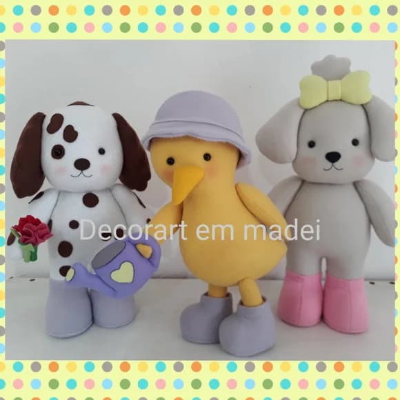 Bobbie Goods Bonecos Decorativos em Feltro