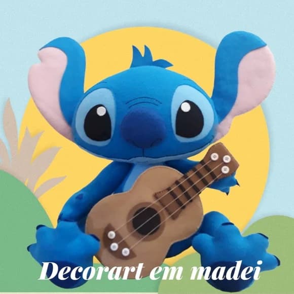 Stitch Boneco Decoração em Feltro - foto 1