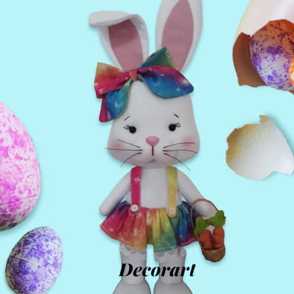 Coelhinho Decoração Páscoa Feltro