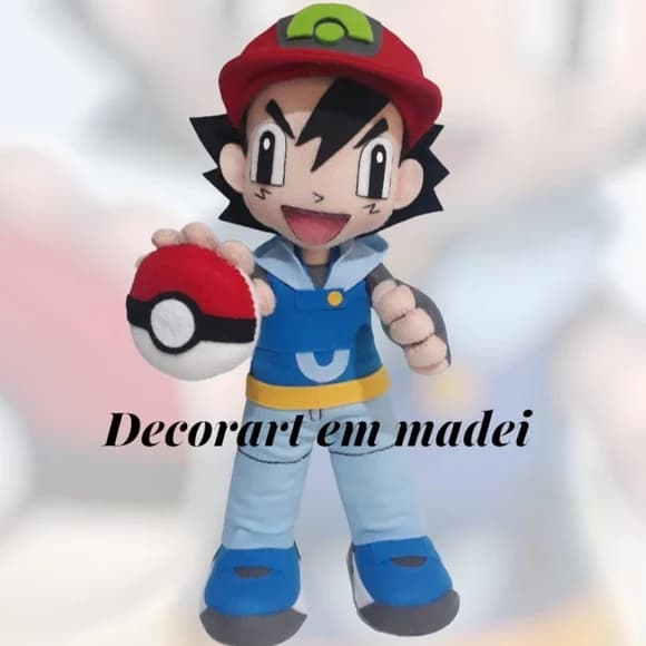 Ash Pokémon Feltro 31cm - foto 1