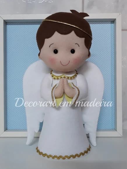 Anjinho decoração para Batizado - 32 cm
