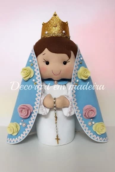 Nossa Senhora das Graças Boneca Santinha Feltro