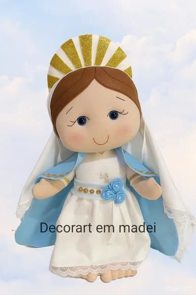 Nossa Senhora Boneca Santinha Feltro - foto 1