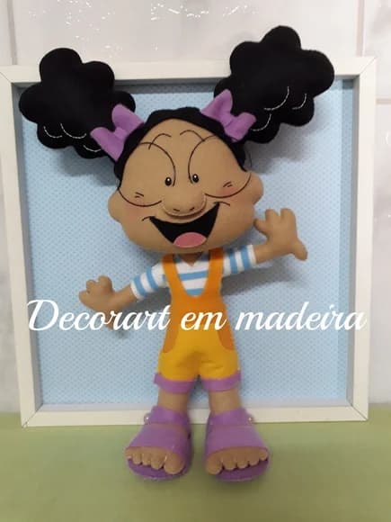 Lili Boneca Decoração em Feltro (meu Amigãozão)