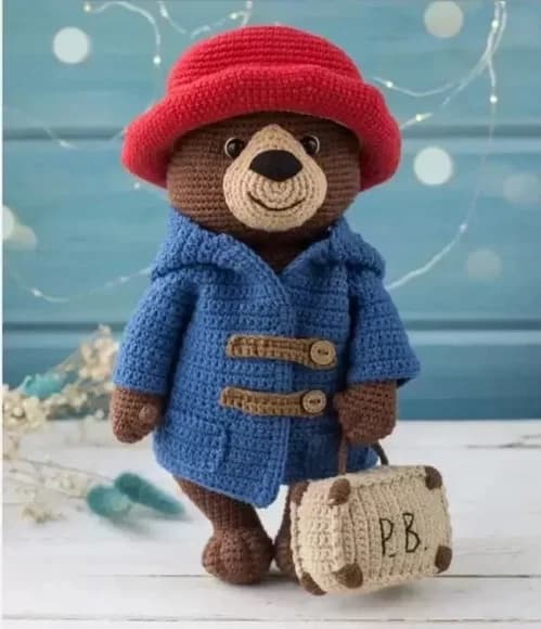Urso Paddington em Amigurumi - foto 1