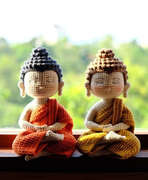 Buda em Amigurumi
