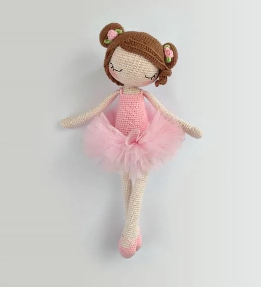 Bailarina Flower em Amigurumi - foto 1