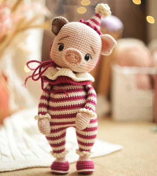 Ivy o Porquinho em Amigurumi - foto 1