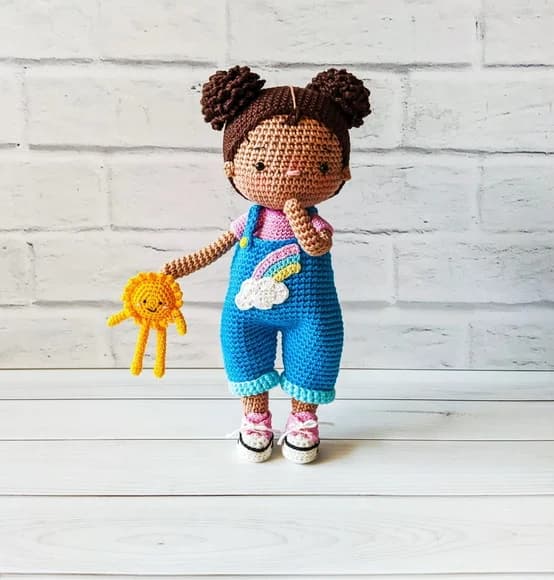 Bonequinha Aurora em Amigurumi - foto 1