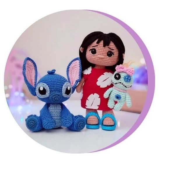 Lilo & Stitch em Amigurumi - foto 1