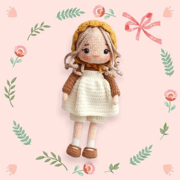 Boneca Helena em Amigurumi - foto 1