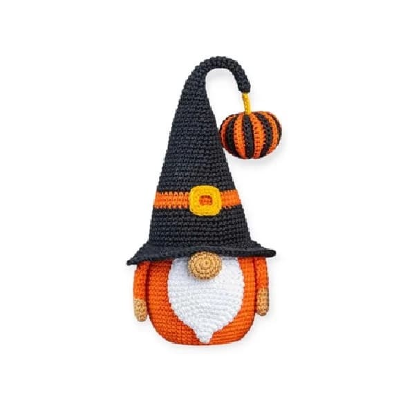 Gnomo Halloween Amigurumi