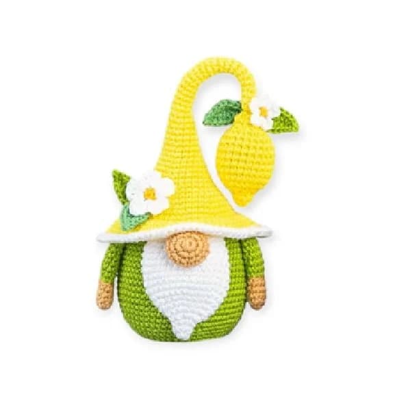Gnomo Limão Siciliano em Amigurumi - foto 1