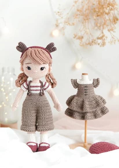 Boneca Grace em Amigurumi