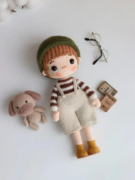 Boneco Philipe em Amigurumi