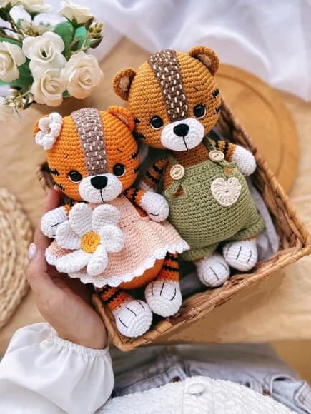 Tigrinho em Amigurumi