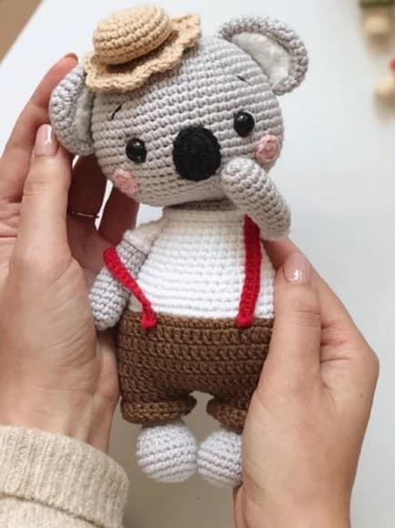 Coala em Amigurumi