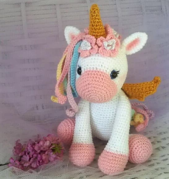 Unicórnio em Amigurumi - foto 1