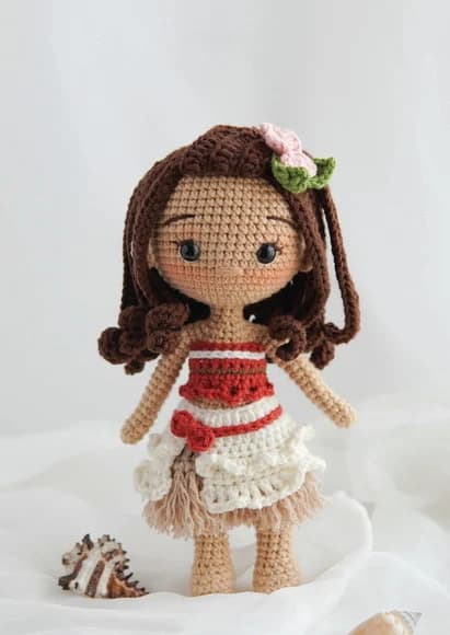 Princesa Moana em Amigurumi - foto 1