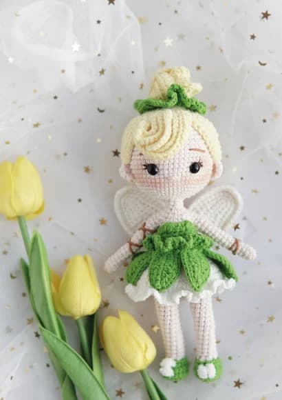Fada Sininho - Amigurumi - foto 1