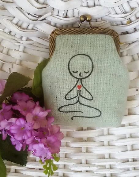 Porta Moedas "namastê" - foto 1