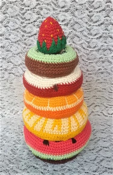 Frutas Empilháveis - Amigurumi