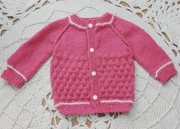 Casaquinho para Bebê em Tricô - foto 1