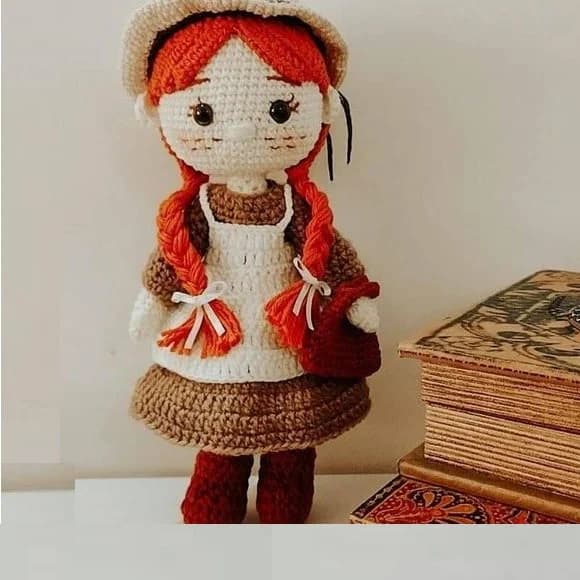 Boneca Anne - Amigurumi (série Anne With An E) - foto 1