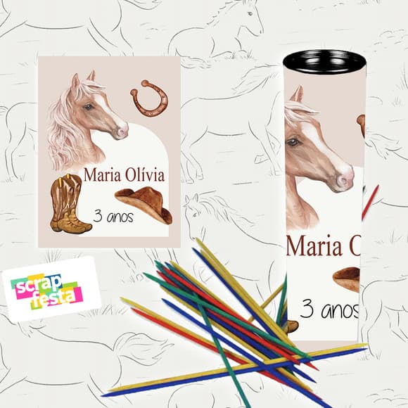 Pega Varetas Personalizado Festa Cavalo