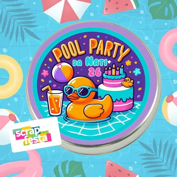 Latinhas Personalizadas Festa Pool Party