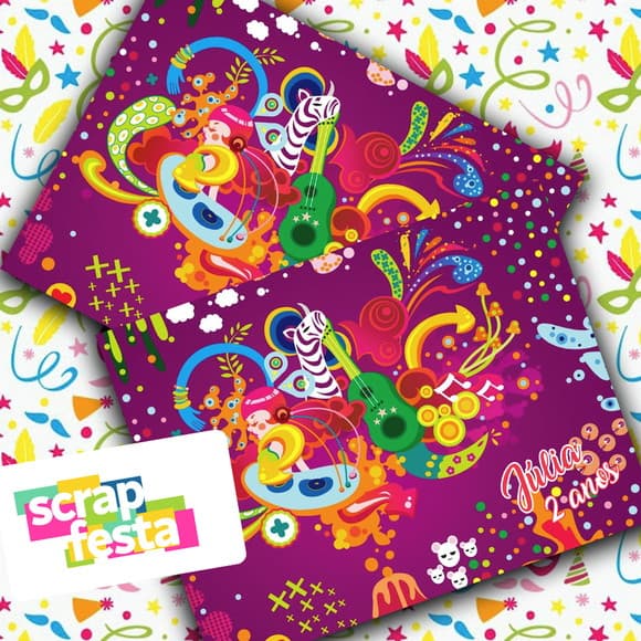 Adesivo Personalizado Retangular 13,7 x 10,5 Carnaval